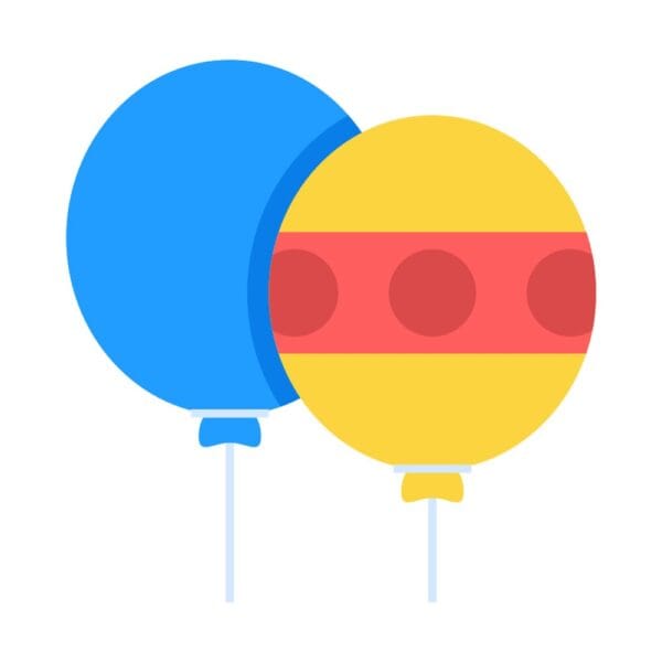 Christmas Balloons Icon