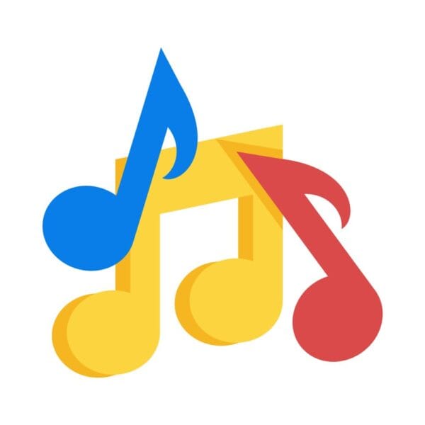 Christmas Music Notes Icon