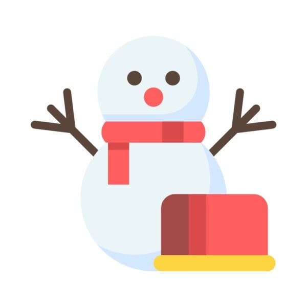 Christmas Snowman Icon