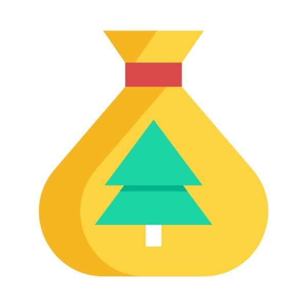 Christmas Santa Bag Icon