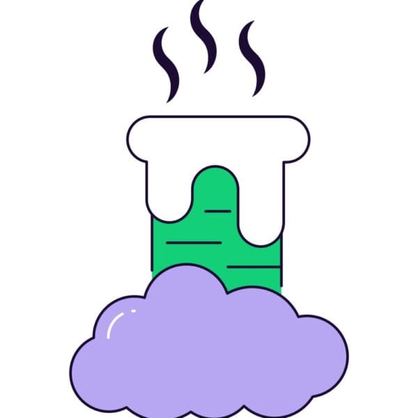 Christmas Snowy Chimney Icon