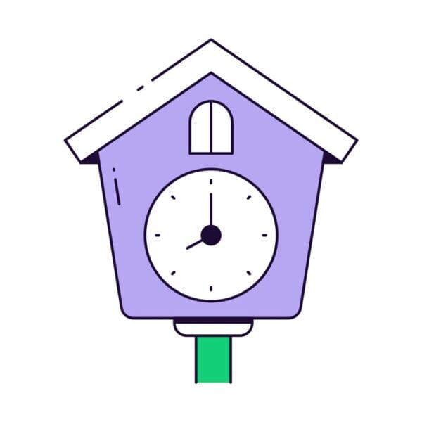 Christmas Cuckoo Clock Icon