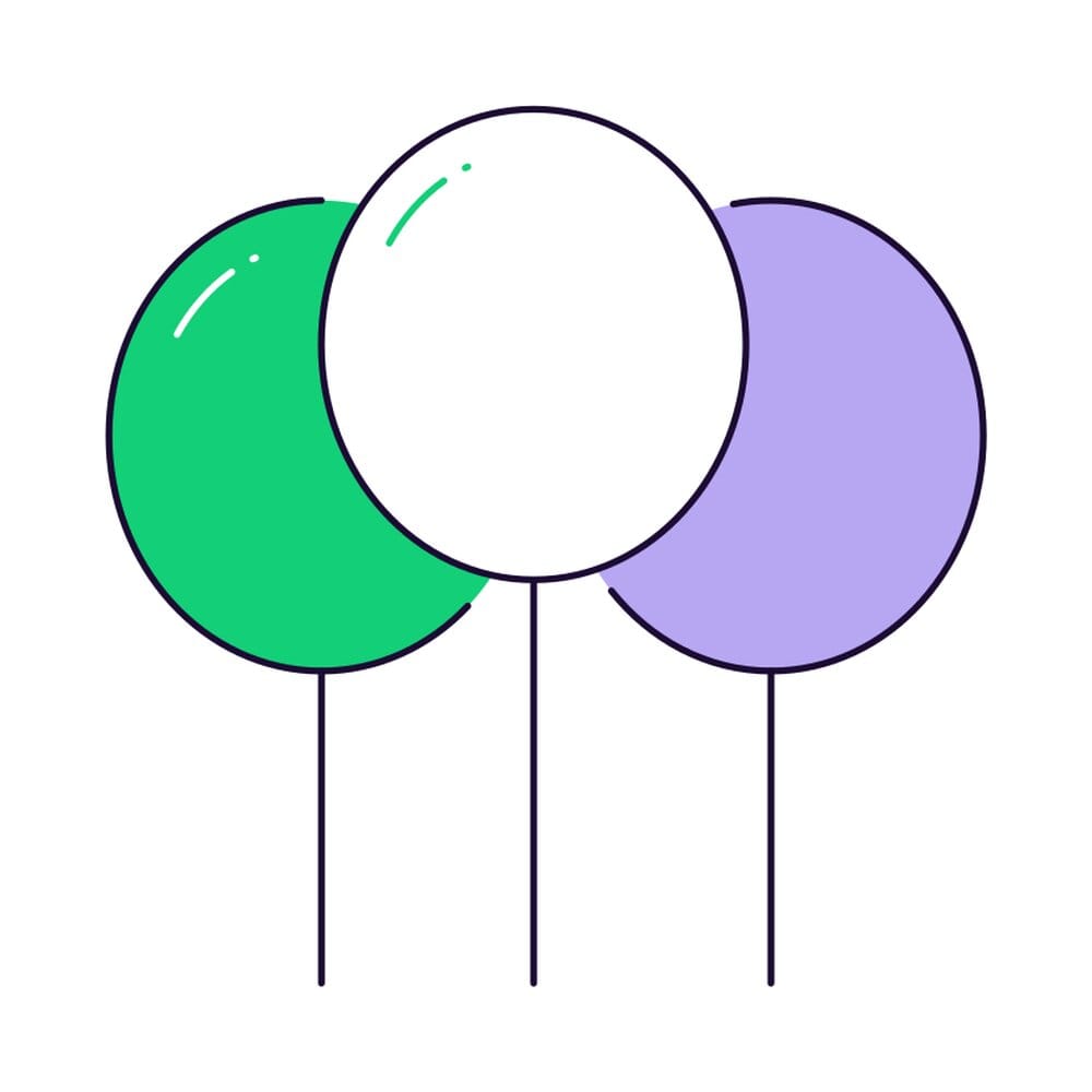 Christmas Balloons Icon