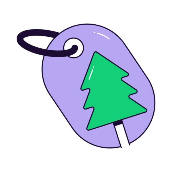 Christmas Sale Tag Icon