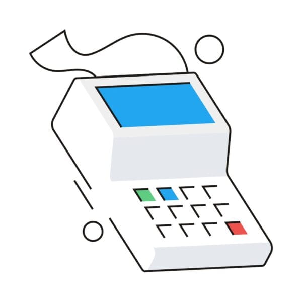 Isometric chartered accountant icon for financial services.