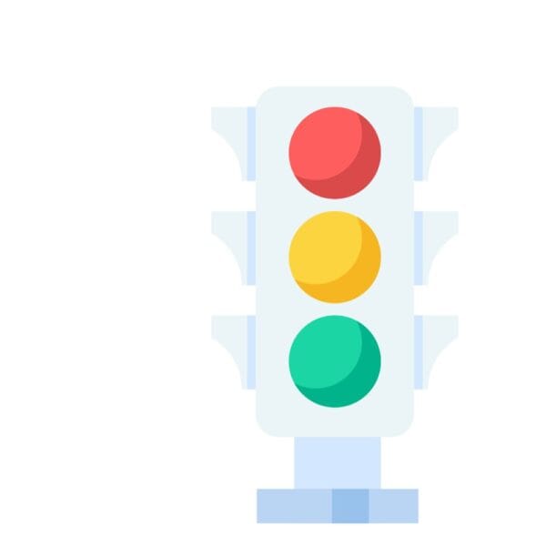 AI smart traffic light for efficient traffic management and automation.